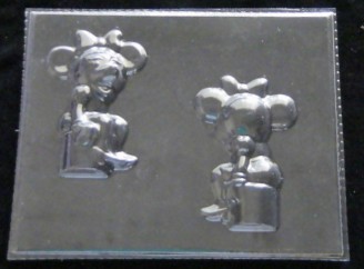 383sp Famous Female Mouse 3D Chocolate Candy Mold